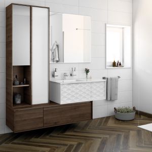 Salle de bain moderne avec meubles designs